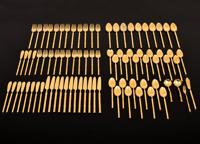 86 Piece Bamboo Pattern Flatware Service, Paige Rense Noland Estate - Sold for $2,625 on 05-15-2021 (Lot 68).jpg